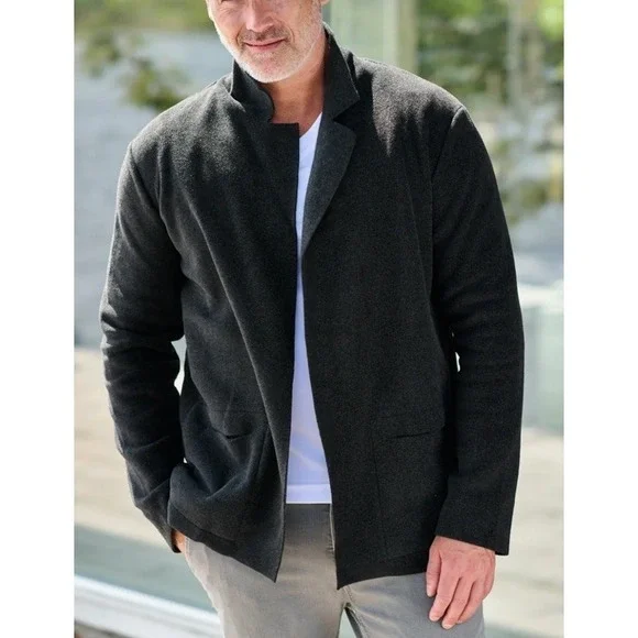 Henriette Steffensen Copenhagen 1001 Cardi Cardigan Size S Soft Black - Picture 2 of 13